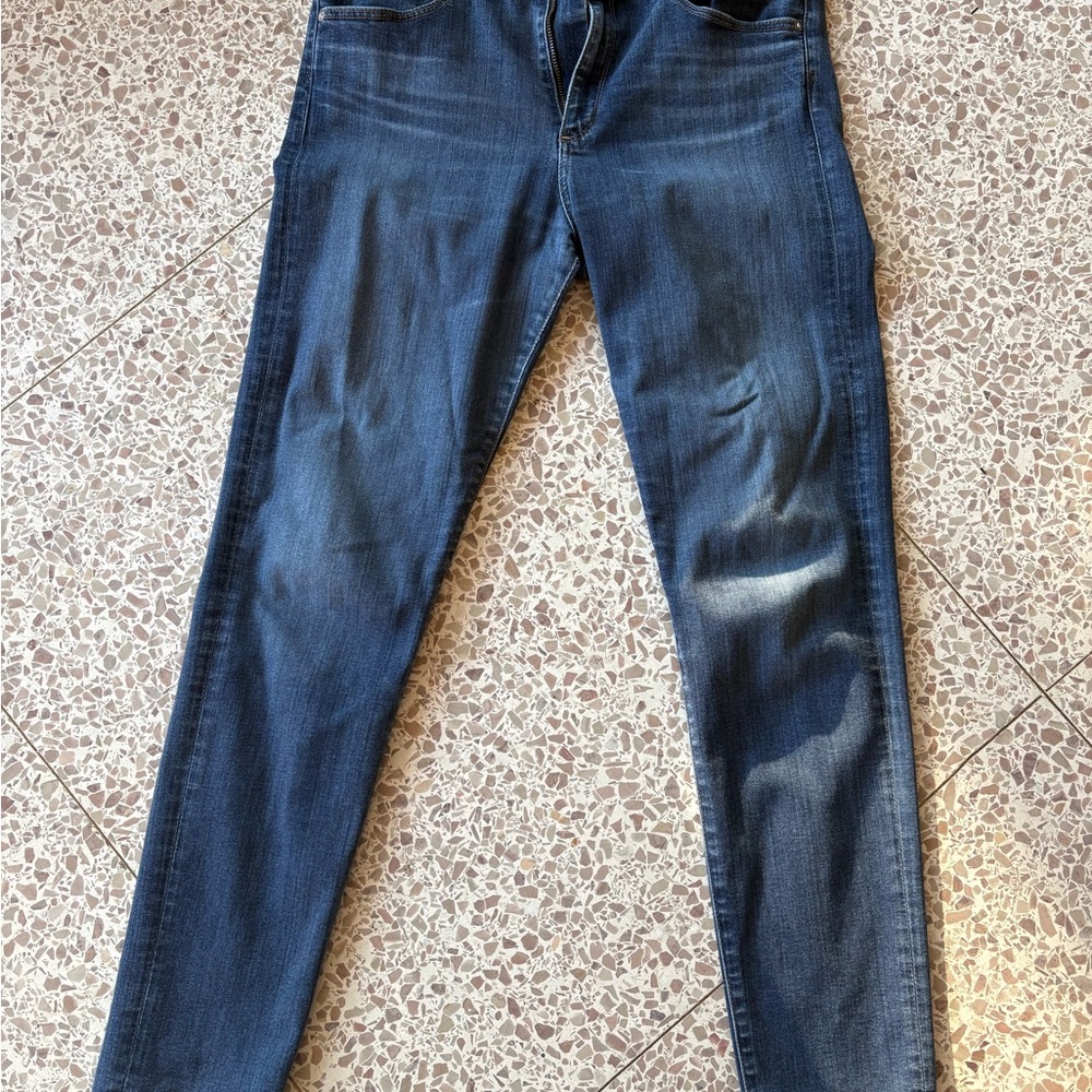 AG High-Rise Stevie Ankle Blue Women's Jeans